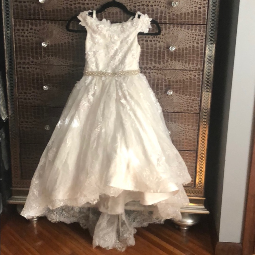 Customs made flower for dress.